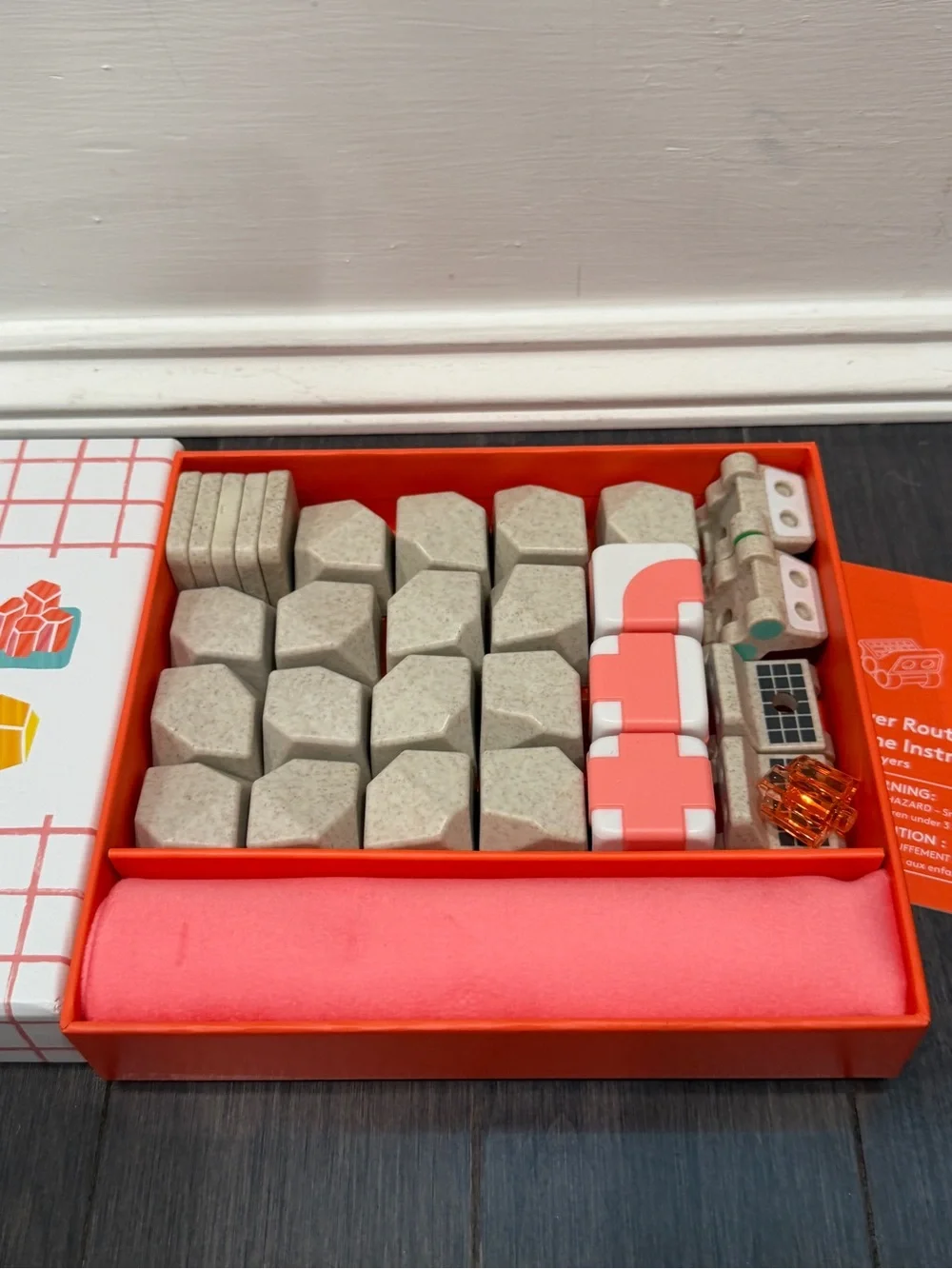 NWT Lovevery Rover Route Red Grid Strategy Game for Kids Learning Toy
